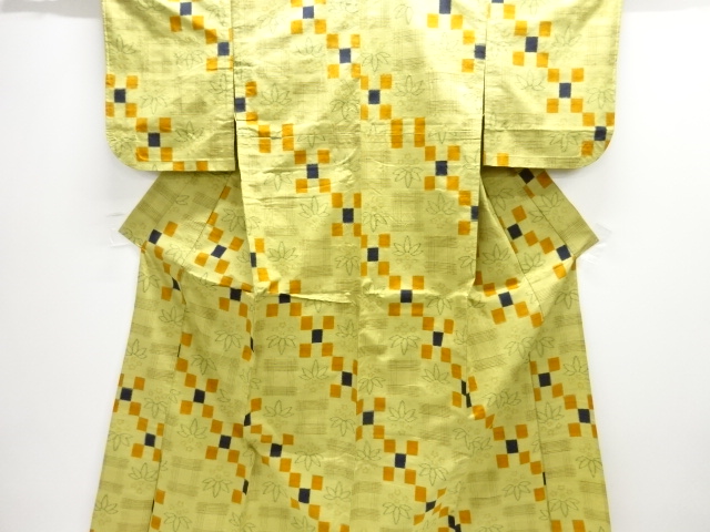 Japanese Kimono / Tsumugi Omeshi Silk